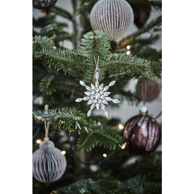 LENE BJERRE - JÓLASKRAUT SNJÓKORN 9X9 CM. - Image 2