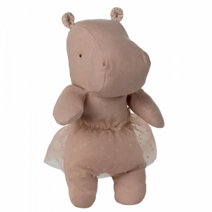 MAILEG - HIPPO W.SKIRT, SMALL - SOFT ROSE