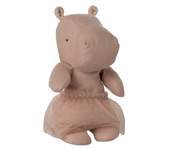 MAILEG - HIPPO W.SKIRT, SMALL - SOFT ROSE - Image 2