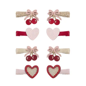 MIMI&LULA - HÁRSPENNUR MINI ·  8 STK · FANCY CHERRIES
