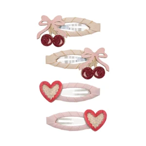 MIMI&LULA - HÁRSPENNUR · 4 STK · FANCY CHERRIES