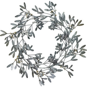 LENE BJERRE - MISTLIA KRANS 64X64 CM. ANT GREY