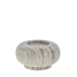 LENE BJERRE - ELINA KERTASTJAKI H8 CM, DARK LINEN