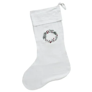 LENE BJERRE - PENINE JÓLASOKKUR Ø41 CM. WHITE LINEN BLEND