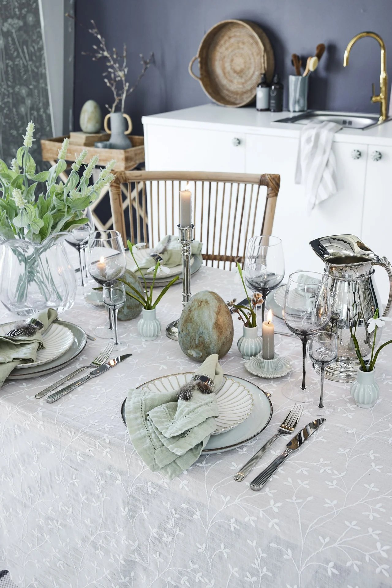 LENE BJERRE - SIGRID KANNA H25.5 CM, SILFUR - Image 4