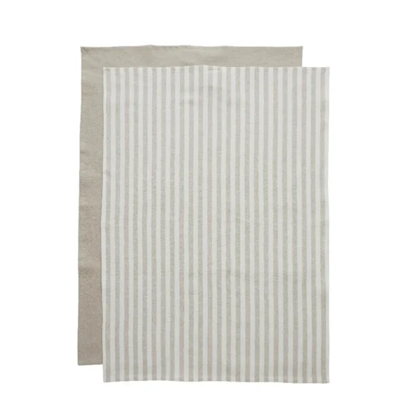 LENE BJERRE - ESTRILLE VISKASTYKKI 2 STK, 70x50 CM. LINEN