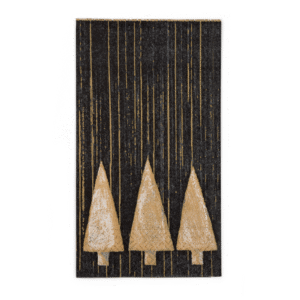 HEKLA ÍSLANDI - SERVÍETTUR, GULL TRÉ LÖNG