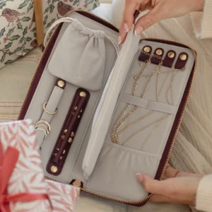 STACKERS - FERÐASKRÍN SLIM, BURGUNDY