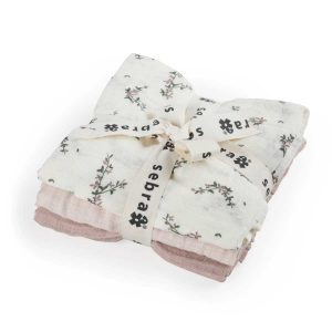SEBRA - TAUBLEYJUR 3/PK POWDER BLOSSOM, ROSE