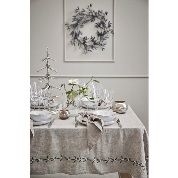 LENE BJERRE - CARLIA KERTASTJAKI H9.5 CM. SILFUR - Image 2