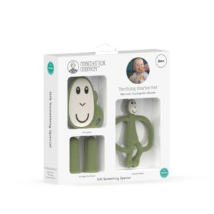 MATCHSTICK MONKEY - GJAFASETT ÓLÍFUGRÆNT