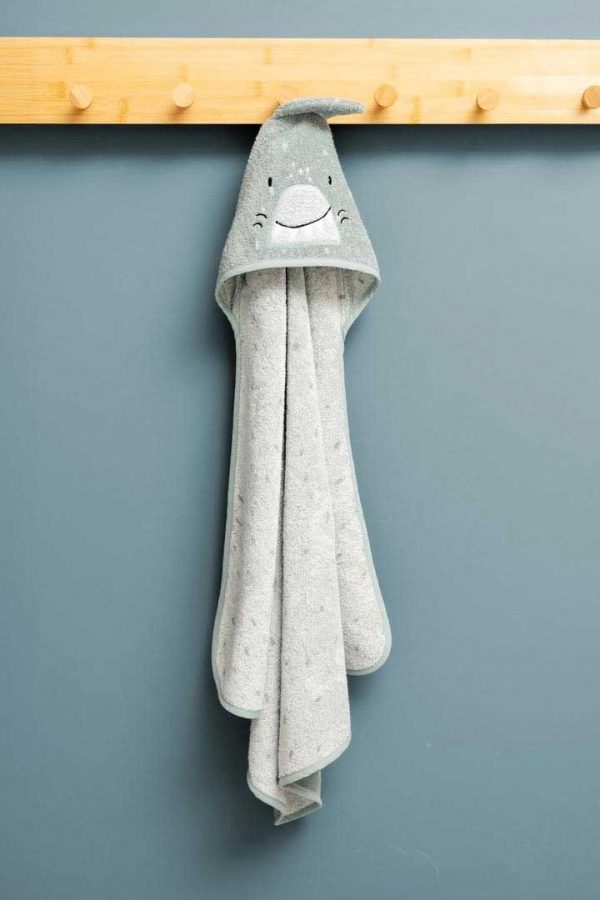 TRIXIE - HANDKLÆÐI M/HETTU MR.SHARK 70×130 - Image 3