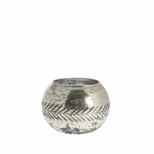 LENE BJERRE - CARLIA KERTASTJAKI H7 CM. SILFUR