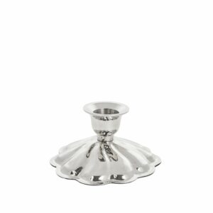 LENE BJERRE - SCALLIA KERTASTJAKI 10.5x10.5 CM. SILFUR