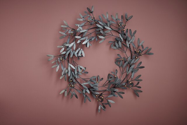 LENE BJERRE - MISTLIA KRANS 64X64 CM. ANT GREY - Image 3