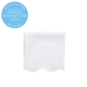 LENE BJERRE - ANGLAISE SERVÍETTA 45x45 CM, HVÍT
