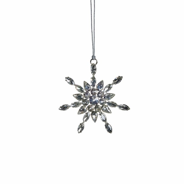 LENE BJERRE - JÓLASKRAUT SNJÓKORN 9X9 CM. - Image 4