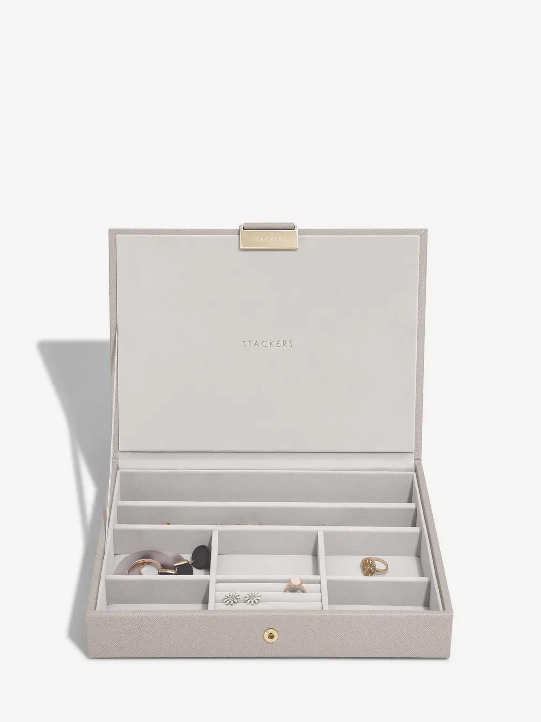 STACKERS - RAFFIA SKARTGRIPASKRÍN MEÐ LOKI, TAUPE - Image 2